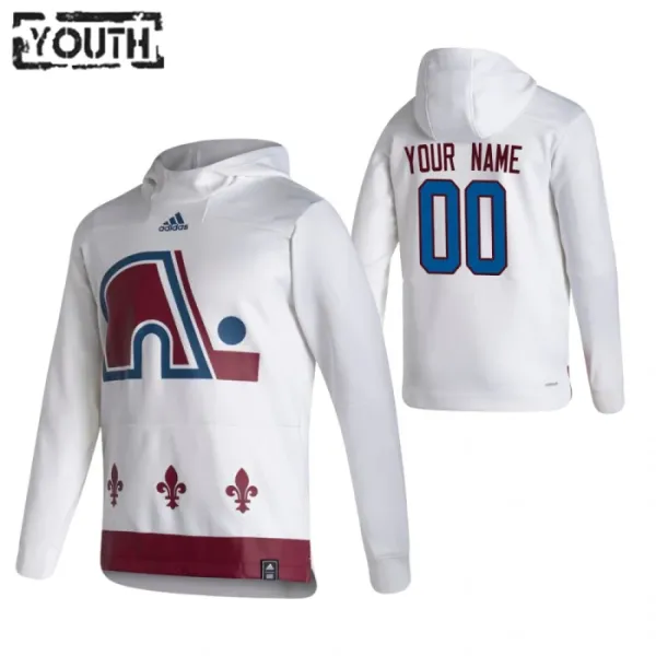 Colorado Avalanche Lasten Pullover-Huppari Reverse Retro ( Omalla Nimellä ) Colorado Avalanche Lasten Pullover-Huppari Reverse Retro ( Omalla Nimellä )