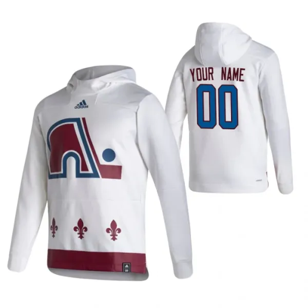Colorado Avalanche Pullover-Huppari Reverse Retro ( Omalla Nimellä ) Colorado Avalanche Pullover-Huppari Reverse Retro ( Omalla Nimellä )