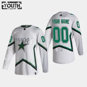 Dallas Stars Lasten Pelipaita Reverse Retro Authentic ( Omalla Nimellä )