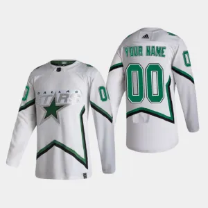 Dallas Stars Pelipaita Reverse Retro Authentic ( Omalla Nimellä )