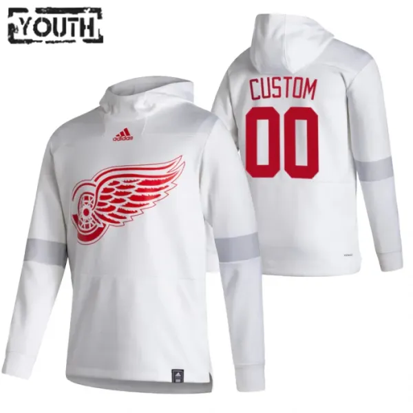 Detroit Red Wings Lasten Pullover-Huppari Reverse Retro ( Omalla Nimellä ) Detroit Red Wings Lasten Pullover-Huppari Reverse Retro ( Omalla Nimellä )
