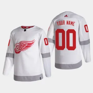 Detroit Red Wings Pelipaita Reverse Retro Authentic ( Omalla Nimellä )