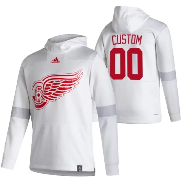 Detroit Red Wings Pullover-Huppari Reverse Retro ( Omalla Nimellä ) Detroit Red Wings Pullover-Huppari Reverse Retro ( Omalla Nimellä )