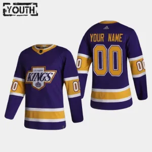Los Angeles Kings Lasten Pelipaita Reverse Retro Authentic ( Omalla Nimellä )