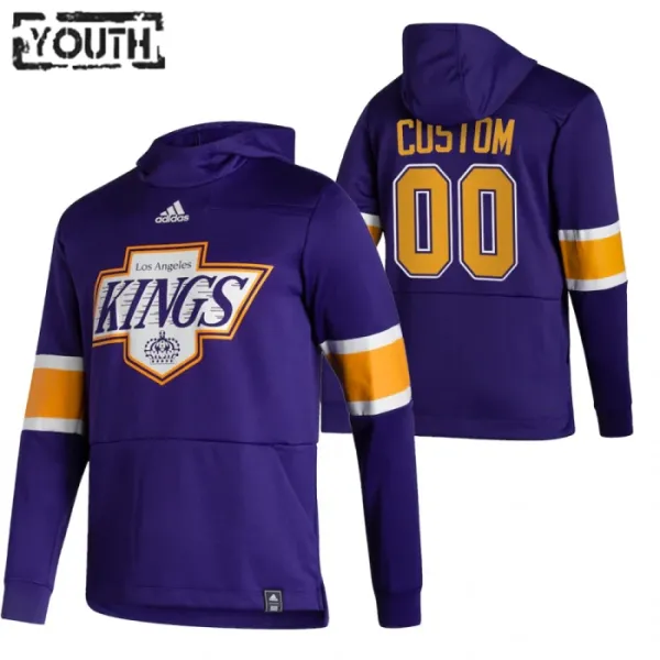 Los Angeles Kings Lasten Pullover-Huppari Reverse Retro ( Omalla Nimellä ) Los Angeles Kings Lasten Pullover-Huppari Reverse Retro ( Omalla Nimellä )