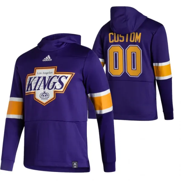 Los Angeles Kings Pullover-Huppari Reverse Retro ( Omalla Nimellä ) Los Angeles Kings Pullover-Huppari Reverse Retro ( Omalla Nimellä )