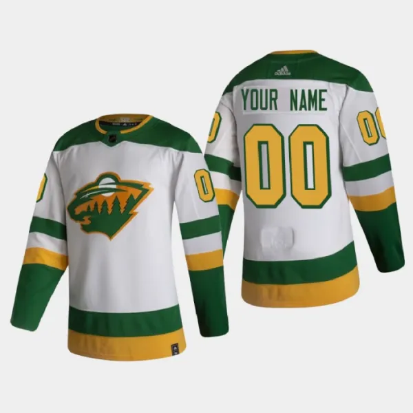 Minnesota Wild Pelipaita Reverse Retro Authentic ( Omalla Nimellä ) Minnesota Wild Pelipaita Reverse Retro Authentic ( Omalla Nimellä )