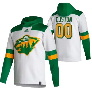 Minnesota Wild Pullover-Huppari Reverse Retro ( Omalla Nimellä )