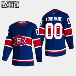 Montreal Canadiens Lasten Pelipaita Reverse Retro Authentic ( Omalla Nimellä )
