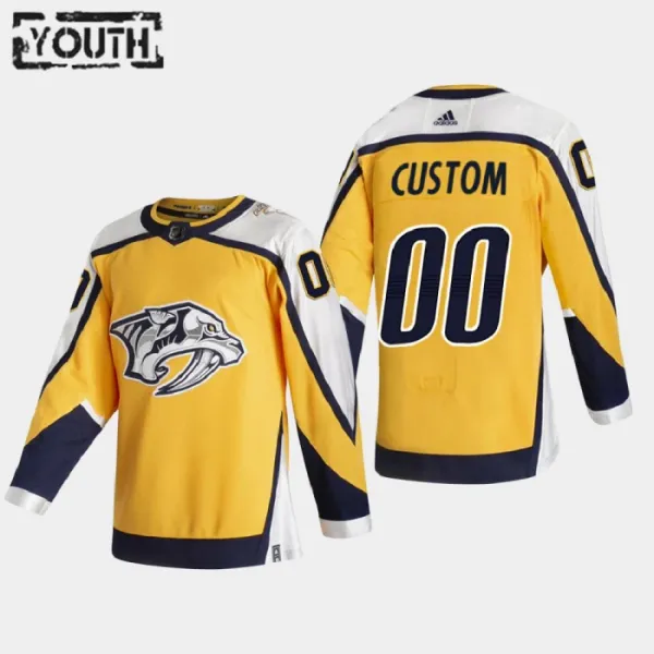 Nashville Predators Lasten Pelipaita Reverse Retro Authentic ( Omalla Nimellä ) Nashville Predators Lasten Pelipaita Reverse Retro Authentic ( Omalla Nimellä )