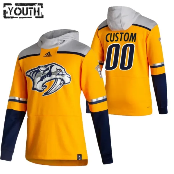 Nashville Predators Lasten Pullover-Huppari Reverse Retro ( Omalla Nimellä ) Nashville Predators Lasten Pullover-Huppari Reverse Retro ( Omalla Nimellä )