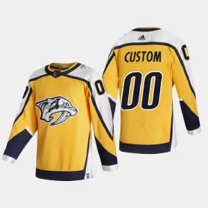 Nashville Predators Pelipaita Reverse Retro Authentic ( Omalla Nimellä )