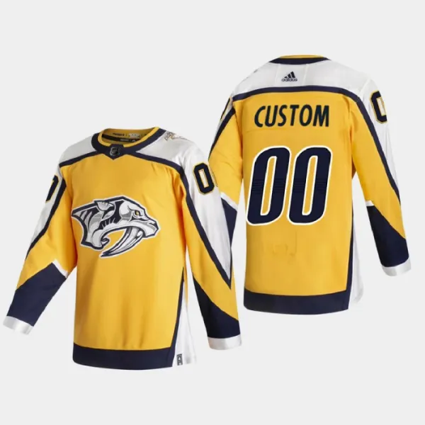 Nashville Predators Pelipaita Reverse Retro Authentic ( Omalla Nimellä ) Nashville Predators Pelipaita Reverse Retro Authentic ( Omalla Nimellä )