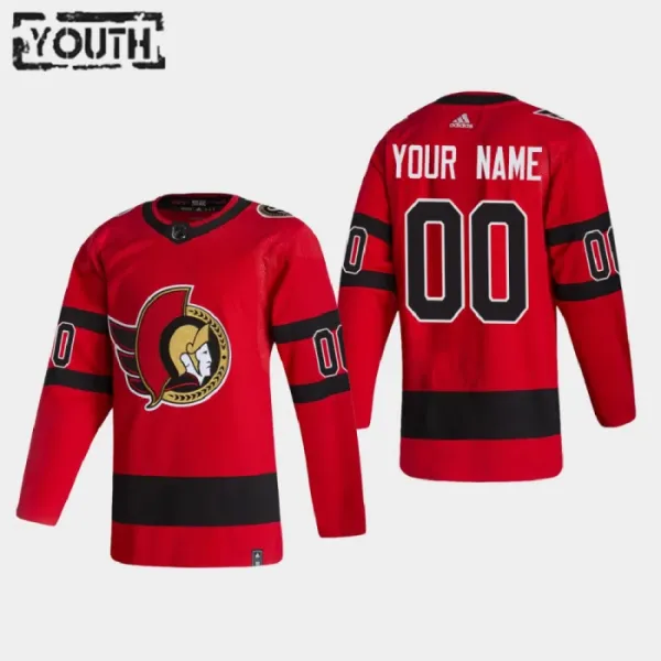 Ottawa Senators Lasten Pelipaita Reverse Retro Authentic ( Omalla Nimellä ) Ottawa Senators Lasten Pelipaita Reverse Retro Authentic ( Omalla Nimellä )