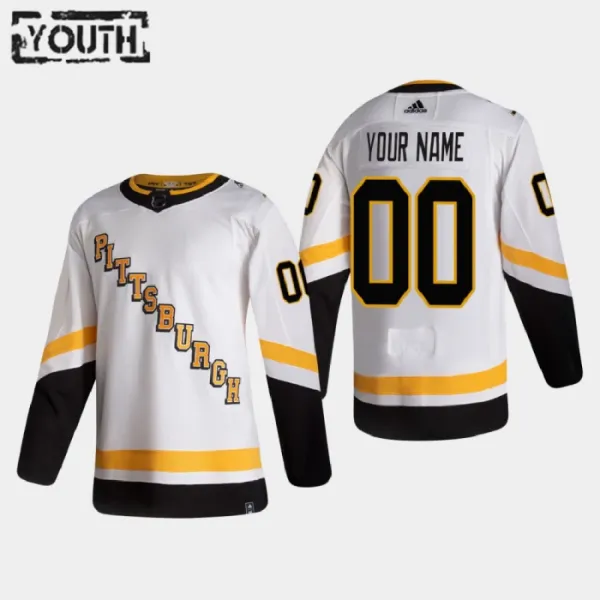 Pittsburgh Penguins Lasten Pelipaita Reverse Retro Authentic ( Omalla Nimellä ) Pittsburgh Penguins Lasten Pelipaita Reverse Retro Authentic ( Omalla Nimellä )