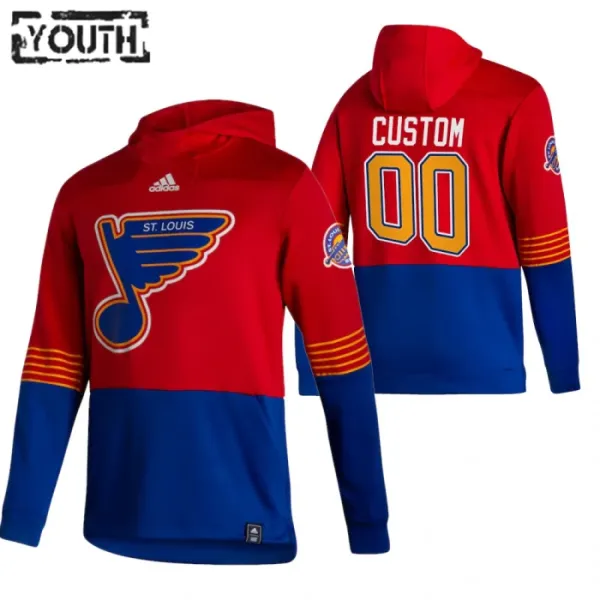 St. Louis Blues Lasten Pullover-Huppari Reverse Retro ( Omalla Nimellä ) St. Louis Blues Lasten Pullover-Huppari Reverse Retro ( Omalla Nimellä )