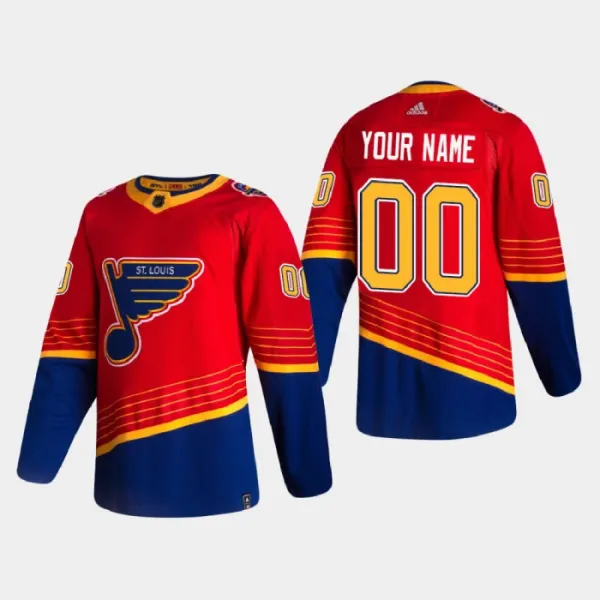 St. Louis Blues Pelipaita Reverse Retro Authentic ( Omalla Nimellä ) St. Louis Blues Pelipaita Reverse Retro Authentic ( Omalla Nimellä )
