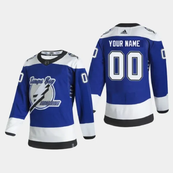 Tampa Bay Lightning Pelipaita Reverse Retro Authentic ( Omalla Nimellä ) Tampa Bay Lightning Pelipaita Reverse Retro Authentic ( Omalla Nimellä )