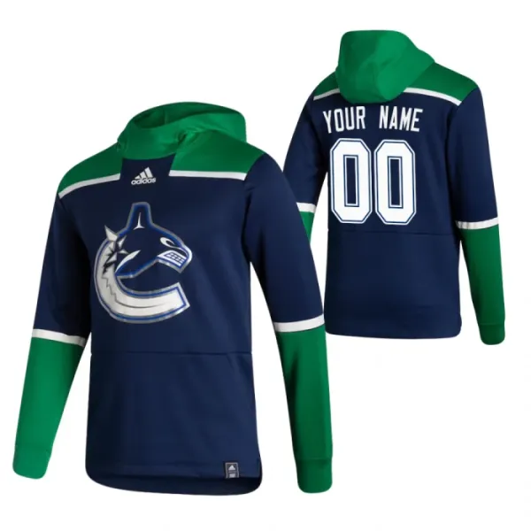 Vancouver Canucks Pullover-Huppari Reverse Retro ( Omalla Nimellä ) Vancouver Canucks Pullover-Huppari Reverse Retro ( Omalla Nimellä )
