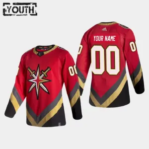 Vegas Golden Knights Lasten Pelipaita Reverse Retro Authentic ( Omalla Nimellä )