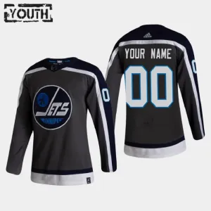 Winnipeg Jets Lasten Pelipaita Reverse Retro Authentic ( Omalla Nimellä )