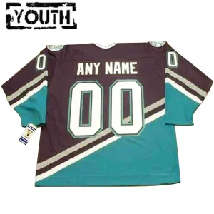 Anaheim Ducks Mighty Ducks Lasten Pelipaita CCM Throwback Authentic ( Omalla Nimellä ) Anaheim Ducks Mighty Ducks Lasten Pelipaita CCM Throwback Authentic ( Omalla Nimellä )