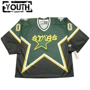 Dallas Stars Lasten Pelipaita CCM Throwback Authentic ( Omalla Nimellä )