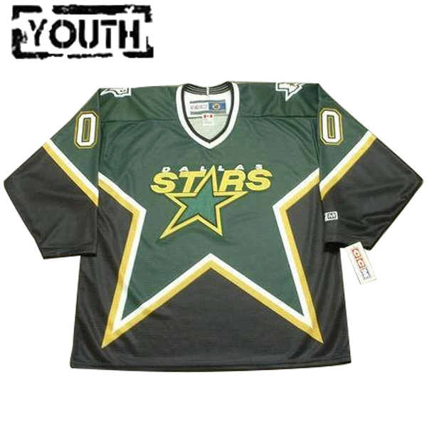 Dallas Stars Lasten Pelipaita CCM Throwback Authentic ( Omalla Nimellä ) Dallas Stars Lasten Pelipaita CCM Throwback Authentic ( Omalla Nimellä )