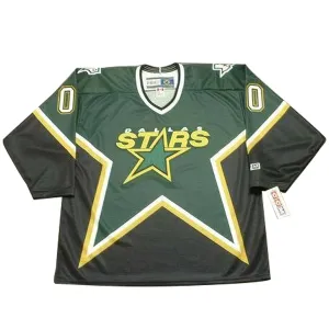 Dallas Stars Pelipaita CCM Throwback Authentic ( Omalla Nimellä )