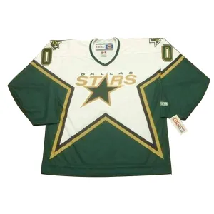 Dallas Stars Pelipaita CCM Throwback Koti Authentic ( Omalla Nimellä )