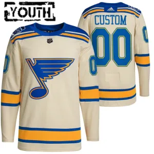 St. Louis Blues Lasten Pelipaita 2022 Winter Classic Authentic ( Omalla Nimellä )