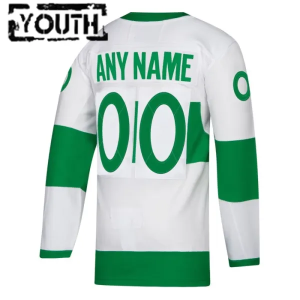 Toronto Maple Leafs St. Patricks Lasten Pelipaita Authentic Valkoinen ( Omalla Nimellä ) Toronto Maple Leafs St. Patricks Lasten Pelipaita Authentic Valkoinen ( Omalla Nimellä )