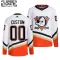 Adidas Anaheim Ducks Lasten Pelipaita 2022-2023 Reverse Retro 2.0 Authentic Valkoinen ( Omalla Nimellä )
