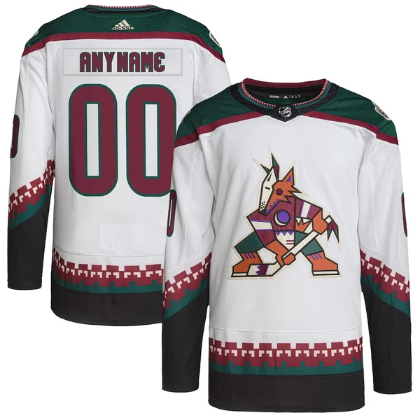Adidas Arizona Coyotes Pelipaita Authentic Valkoinen ( Omalla Nimellä ) Adidas Arizona Coyotes Pelipaita Authentic Valkoinen ( Omalla Nimellä )