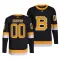Adidas Boston Bruins Pelipaita Kolmos Authentic Musta ( Omalla Nimellä )