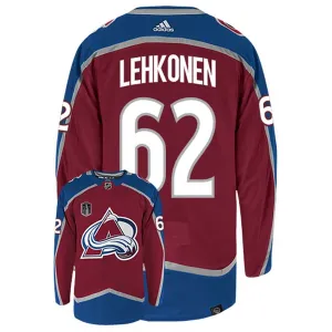 Adidas Colorado Avalanche Arturri Lehkonen 62 Pelipaita Stanley Cup 2022 Authentic