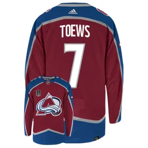 Adidas Colorado Avalanche Devon Toews 7 Pelipaita Stanley Cup 2022 Authentic