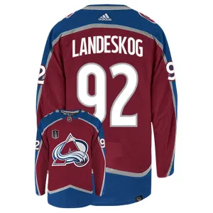Adidas Colorado Avalanche Gabriel Landeskog 92 Pelipaita Stanley Cup 2022 Authentic