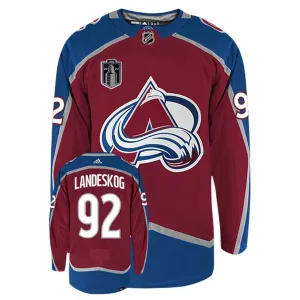 Adidas Colorado Avalanche Gabriel Landeskog 92 Pelipaita Stanley Cup 2022 Authentic