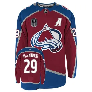 Adidas Colorado Avalanche Nathan Mackinnon 29 Pelipaita Stanley Cup 2022 Authentic