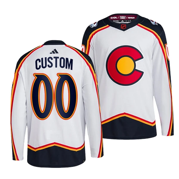 Adidas Colorado Avalanche Pelipaita 2022-2023 Reverse Retro 2.0 Authentic Valkoinen ( Omalla Nimellä ) Adidas Colorado Avalanche Pelipaita 2022-2023 Reverse Retro 2.0 Authentic Valkoinen ( Omalla Nimellä )
