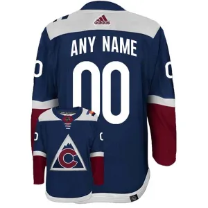Adidas Colorado Avalanche Pelipaita Kolmos Authentic Navy ( Omalla Nimellä )