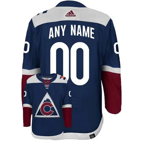 Adidas Colorado Avalanche Pelipaita Kolmos Authentic Navy ( Omalla Nimellä ) Adidas Colorado Avalanche Pelipaita Kolmos Authentic Navy ( Omalla Nimellä )