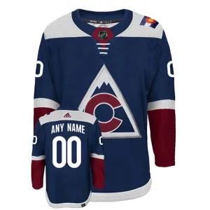 Adidas Colorado Avalanche Pelipaita Kolmos Authentic Navy ( Omalla Nimellä )