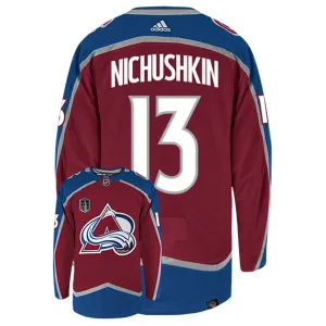 Adidas Colorado Avalanche Valeri Nichushkin 13 Pelipaita Stanley Cup 2022 Authentic