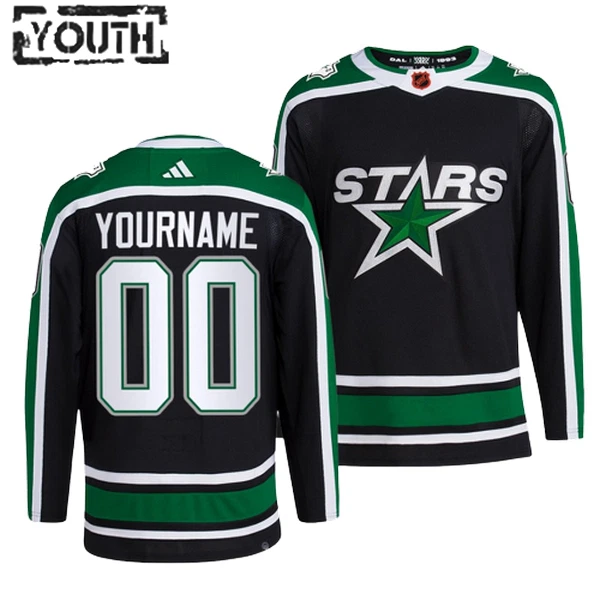 Adidas Dallas Stars Lasten Pelipaita 2022-2023 Reverse Retro 2.0 Authentic Musta ( Omalla Nimellä ) Adidas Dallas Stars Lasten Pelipaita 2022-2023 Reverse Retro 2.0 Authentic Musta ( Omalla Nimellä )