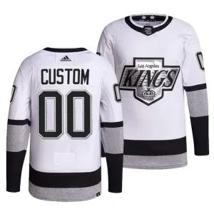 Adidas Los Angeles Kings Pelipaita Kolmos Authentic Valkoinen ( Omalla Nimellä )