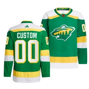 Adidas Minnesota Wild Pelipaita 2022-2023 Reverse Retro 2.0 Authentic Vihreä ( Omalla Nimellä ) Adidas Minnesota Wild Pelipaita 2022-2023 Reverse Retro 2.0 Authentic Vihreä ( Omalla Nimellä )