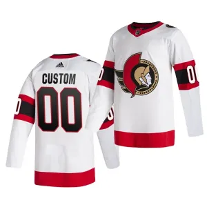 Adidas Ottawa Senators Pelipaita Authentic Valkoinen ( Omalla Nimellä )