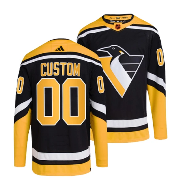 Adidas Pittsburgh Penguins Pelipaita 2022-2023 Reverse Retro 2.0 Authentic Musta ( Omalla Nimellä ) Adidas Pittsburgh Penguins Pelipaita 2022-2023 Reverse Retro 2.0 Authentic Musta ( Omalla Nimellä )